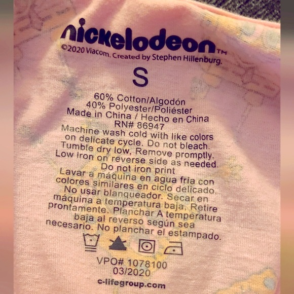 Nickelodeon SpongeBob  Short-Sleeve Tee-shirt - Picture 4 of 4